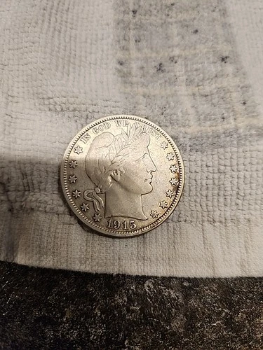 1915-D Barber Silver Half Dollar