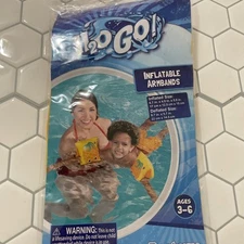 (1 Pair) Bestway H20 Go Inflatable Swim Armbands Floaties Pineapple Ages 3-6