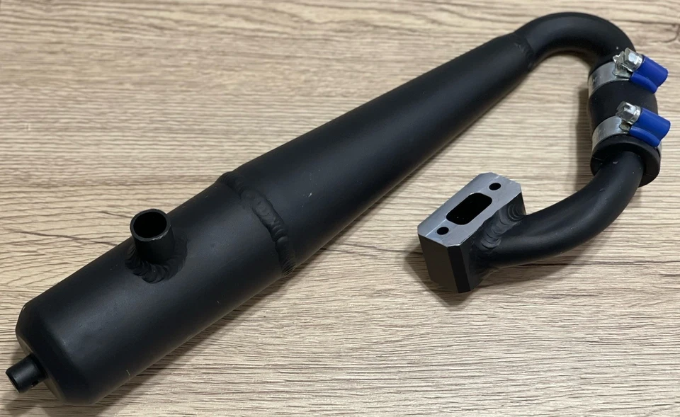 COMPLETE EXHAUST SYSTEM For Smartech Carson FG 1/5 RC ONROAD CARS 535 WHEELBASE - Image 3 of 4