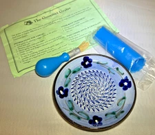 The Gourmet Grater w Accessories Handmade in Spain Garlic Grater 4.75”