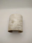 Vintage Costume Jewelry Large Carved Horn Cuff Bracelet