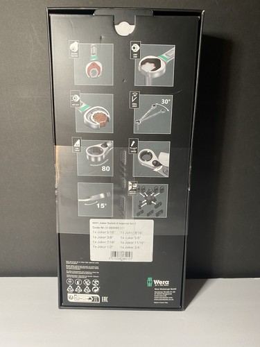 Wera Joker switch imperial set 8 wrenches 6001 - Picture 3 of 5