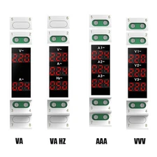 AC 80-500V 1-100A Mini Current Meter Digital Display Din Rail Ammeter Mete