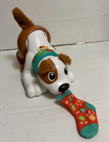 Fisher-Price 123 Crawl with Me Puppy Electronic Dog Infant Crawling Learning Toy