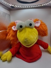 Fraggle Rock "Red" Hand Puppet Plush Jim Henson 2009 Manhattan Toy Company Zoe