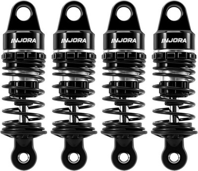 Injora 45mm Oil Shocks Progressive Rate Springs for 1/12 Losi Nascar LOS-39BS
