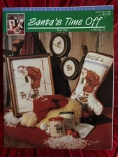 Santa's Time Off - Easy Putt - Golf - Christmas Cross stitch chart Tom Browning