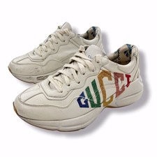 Scarpe da ginnastica Gucci Rython con logo glitterato