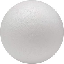 Giant 8" Foam Balls - Smooth Polystyrene for Arts, Crafts  Projects