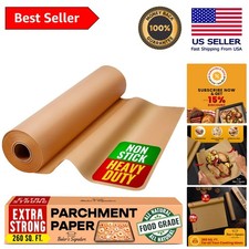 Greaseproof 260 Sq.Ft Parchment Paper - Perfect for Baking, Cooking  Air Frying