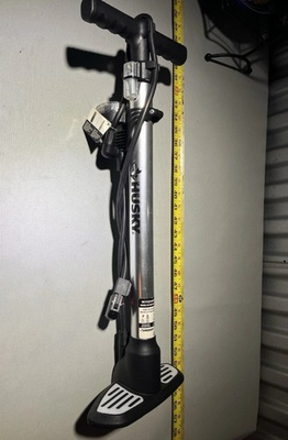 #ad Husky Bicycle Standing Air Pump Heavy Duty Lightweight $15.00