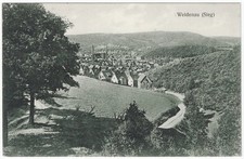alte Ak Siegen Weidenau, Weidenau Total gelaufen 1930