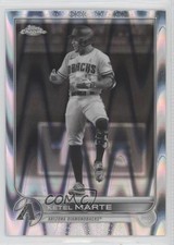 2022 Topps Chrome Sonic Black & White RayWave Refractor Ketel Marte #124 00gy