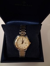 Dreyfuss & Co DGB00126/03 1890 gold silver Stainless Steel Men's Watch NEW