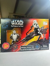Kenner Star Wars The Power of the Force Imperial Speeder Bike with Biker Scout S