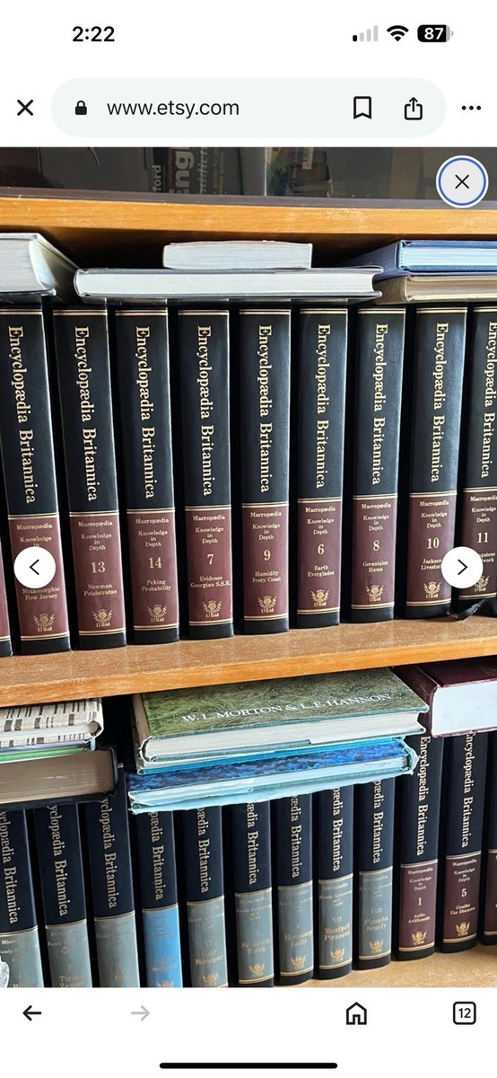 Encyclopedia Britannica 15th Edition 32 Volume COMPLETE Set READ