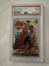 2021 Panini Donruss Optic Downtown Joe Burrow #DT-10 PSA 9