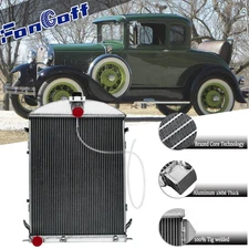 3 ROW Aluminum Radiator Fits for 1930-31 Ford Model A/ AA Heavy Duty 3.3L L4