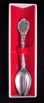 Vintage Collectible Minature Texas Spoon w/ case