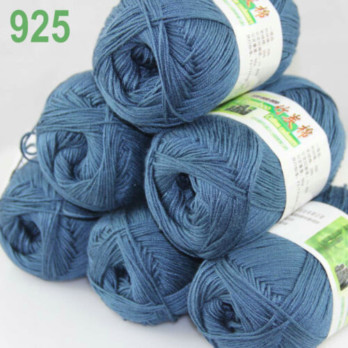 Sale Lot 6SkeinsX50g Soft Bamboo Cotton Baby Wrap Hand Knitting Crochet Yarn - Picture 30 of 45