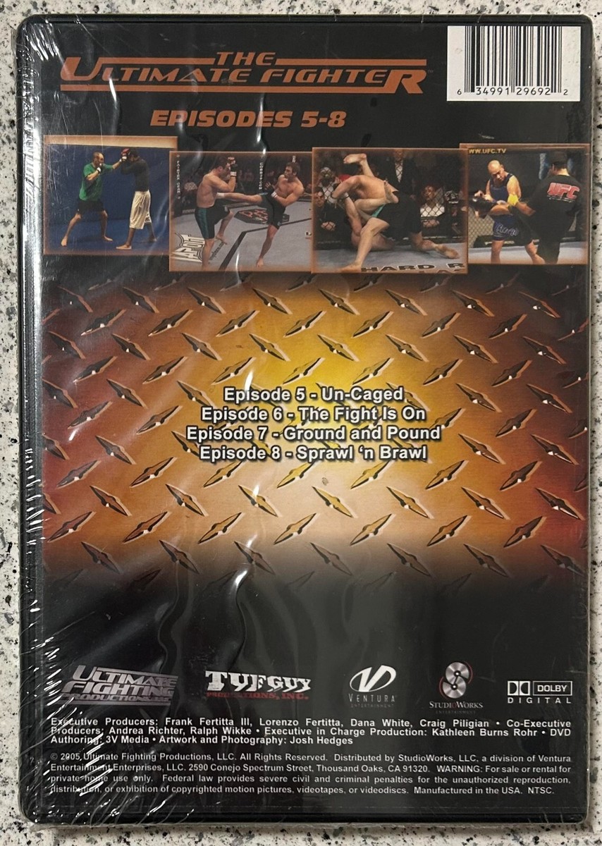 The Ultimate Fighter Season 1 Episodes 5-8 New DVD 2005 Sealed