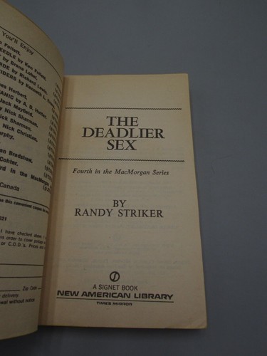 COMPLETE SET OF 7 1981-1982 DUSKY MAX MORGAN BOOKS BY RANDY STRIKER 1ST ED - Picture 14 of 24