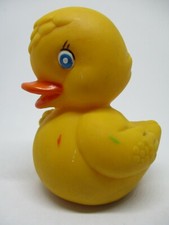 Vintage doll, Yellow Duckling in PVC, very cute.