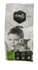 CROCCHETTE GATTINI POLLO E RISO KITTEN 1,5KG GATTINO CROCCANTINI AMITY PREMIUM