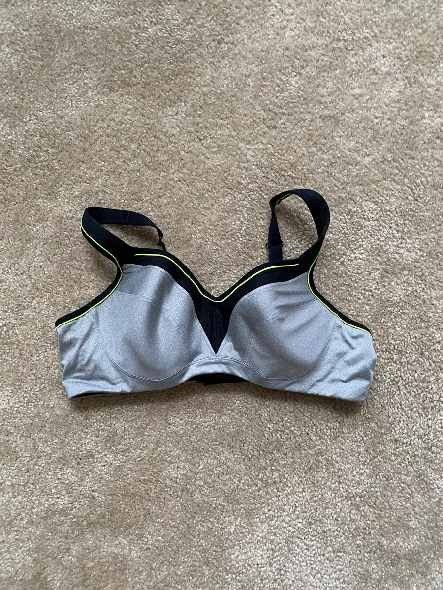 Grey And Black Torrid Active Underwire Maximum Support Sports Bra