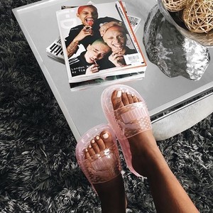 rihanna fenty jelly slides