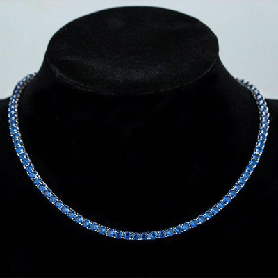 22.00 Ct Simulated Sapphire Minimalist 