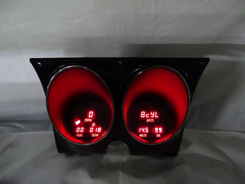 1967-1968 Camaro/Firebird BLUE LED'S Gauge Cluster DP4000B Lifetime Warranty - Bild 4 von 12