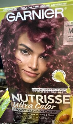 Garnier Hair Color Nutrisse Ultra Color Creme, Sweet Grenadine M2