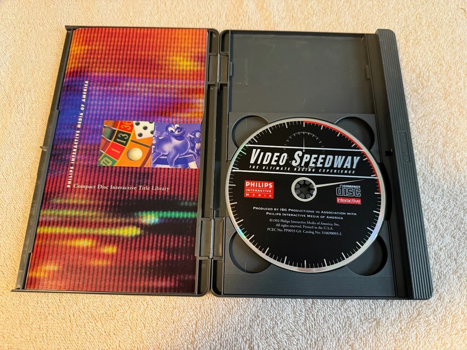 CD-i Philips Interactive Media Video SPEEDWAY 1992 - Image 2 of 3
