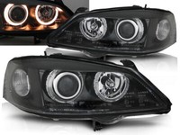 Scheinwerfer Angel Eyes FüR Opel Astra G Bj. 1998-2005 Schwarz