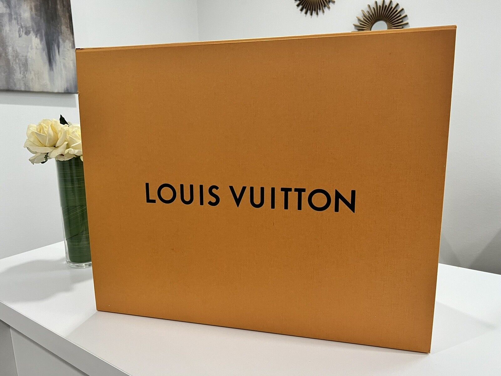 Louis Vuitton Orange big box 15” X 20”