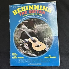 Beginning The Guitar Folk Method - Jerry Snyder Vintage Rare Finger Picking 1972
