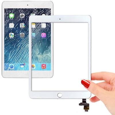 FABRIQUÉ POUR APPLE FOXCONN Vitre iPad Mini A1599 Ecran Tactile Blanc Assemblée Camera IC Adhésif Prémonté