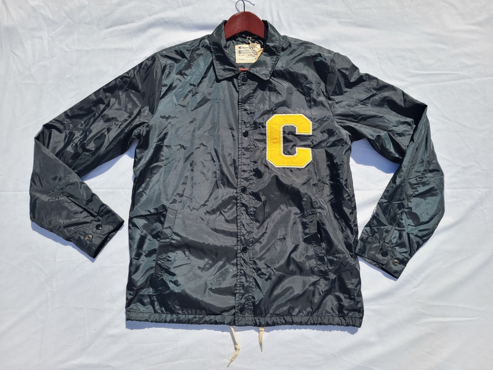 FILA Giacca Vintage Champion Rugby Rowing Crew Varsity Letterman Bomber Core Coach M