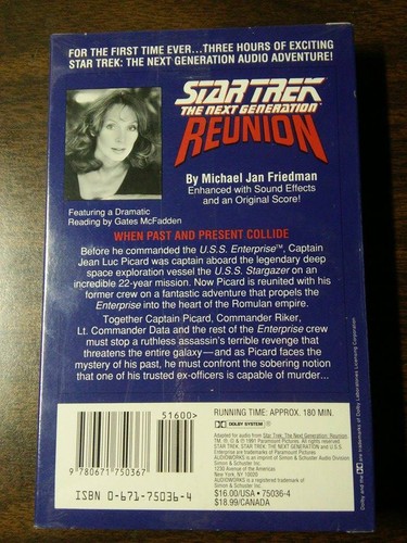 Star Trek : The Next Generation Reunion - 1991 - Simon & Schuster Audio - Imagen 2 de 2