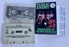 Public Enemy Cassette Tape Lot: It Takes a Nation and Apocalypse 91 Vintage