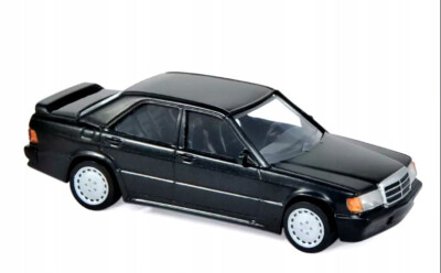 Norev 1984 Mercedes Benz 190E 2.3 Black 1:43 Scale 4 Inch Diecast Model Car