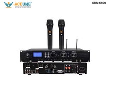 Professional Mixing Mixer Amplifier Bluetooth Treble Bass Echo DSP Mic Inputs