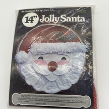 Yours Truly Applique Kit 10" Jolly Santa Claus Christmas NIP