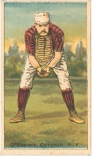 Jim O'Rourke - New York Giants - 1887 Baseball Card Reproduction - Professional