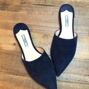 prada suede mules