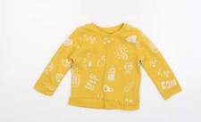 Primark Baby gelb Baumwollmischung Pullover Gr&ouml;&szlig;e 12-18 Monate Pulli