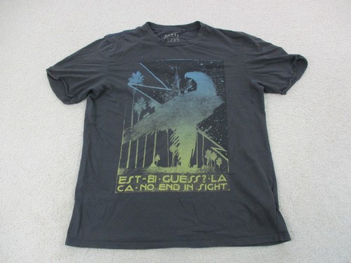 Guess Shirt Adult Large Gray Blue Eagle 