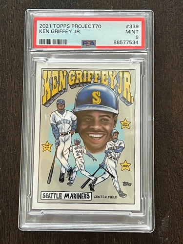 2021 TOPPS PROJECT 70 KEN GRIFFEY JR. #339 PSA 9