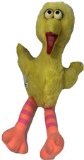Vintage Talking Big Bird 1986 Playskool Sesame Street Muppets Pull Cord Working